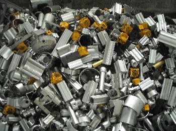 Trafilati di alluminio da riciclare